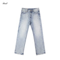 GTAL Glacier Blue 14oz Wrinkle-Resistant Straight-Leg Jeans