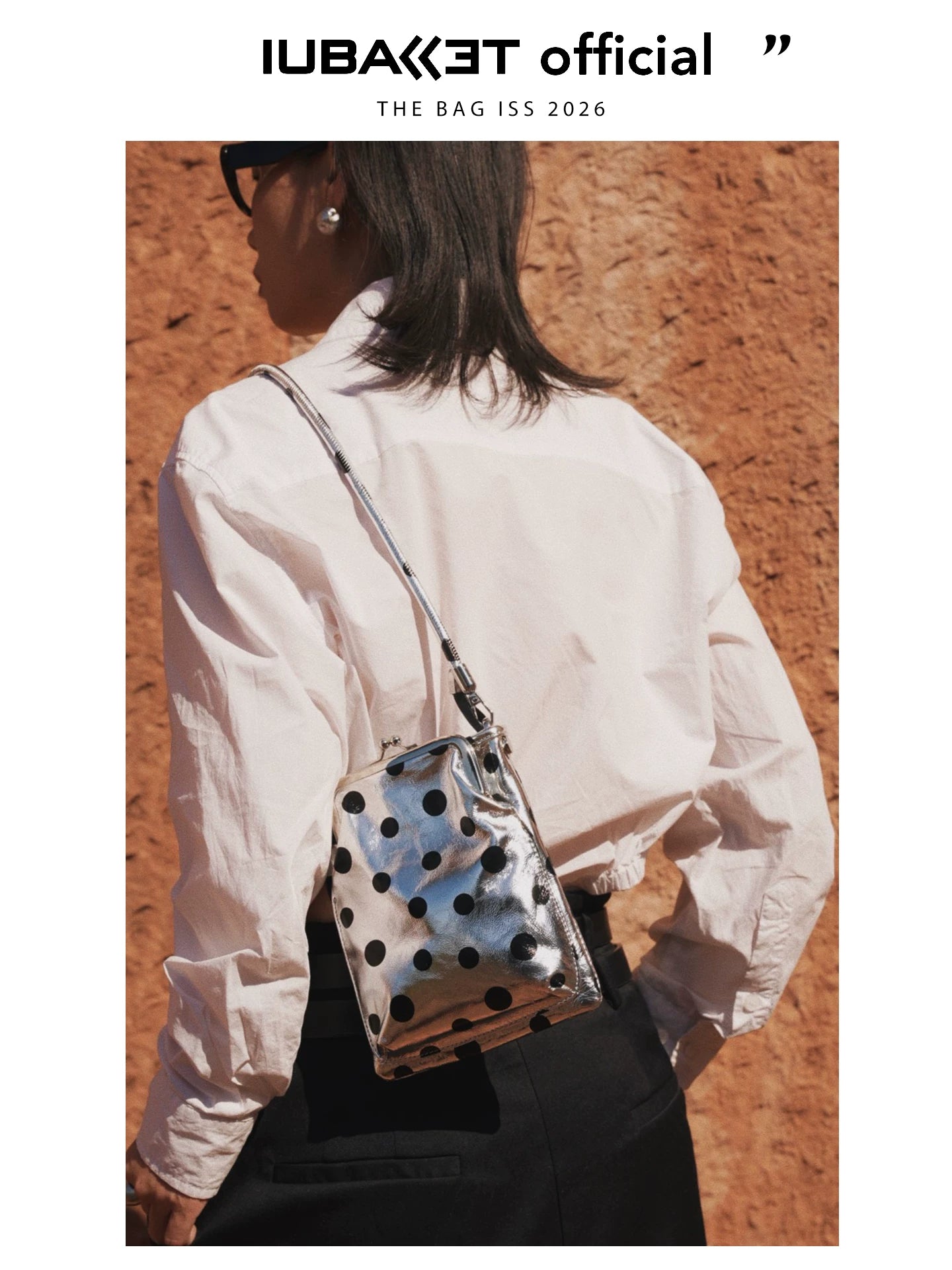 IUBALLET Polka Dot Mini Messenger Bag