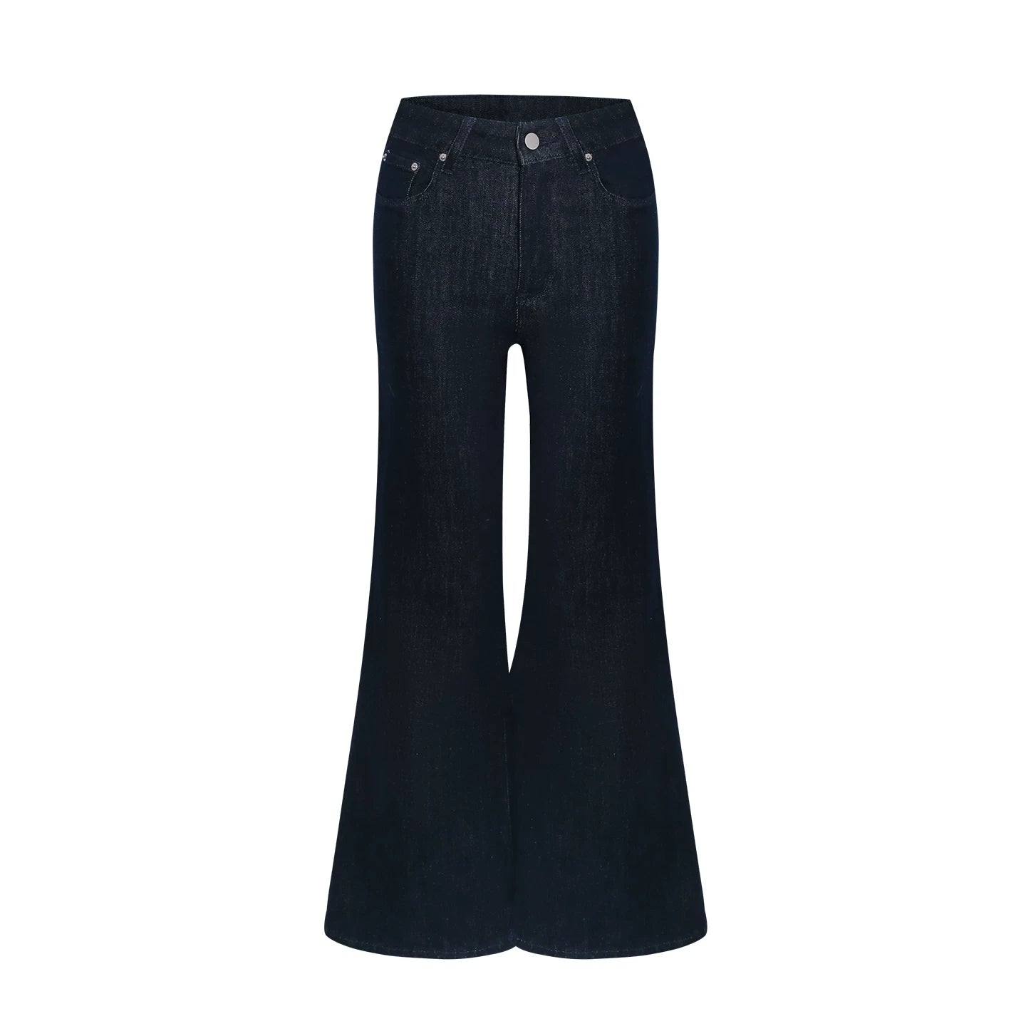 Wildberry High-rise Straight-leg Versatile Micro-flared Jeans
