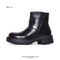 SHENLV STUDIO Height-increasing Thick-soled Upturned Martin Boots Leather Shoes