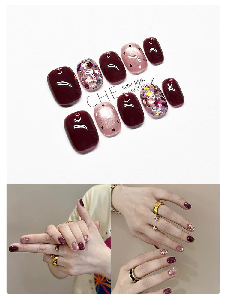 CoCo Handmade Blush Ombre Short Nails