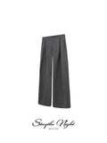 Stay The Night 3D I-pleated A-shaped Casual Pants
