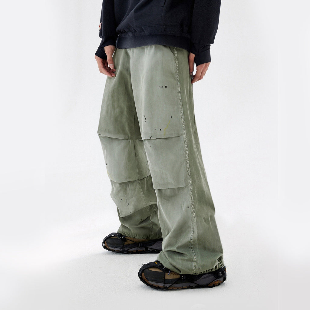 Inflation Splashing Loose Leggings Casual Pants