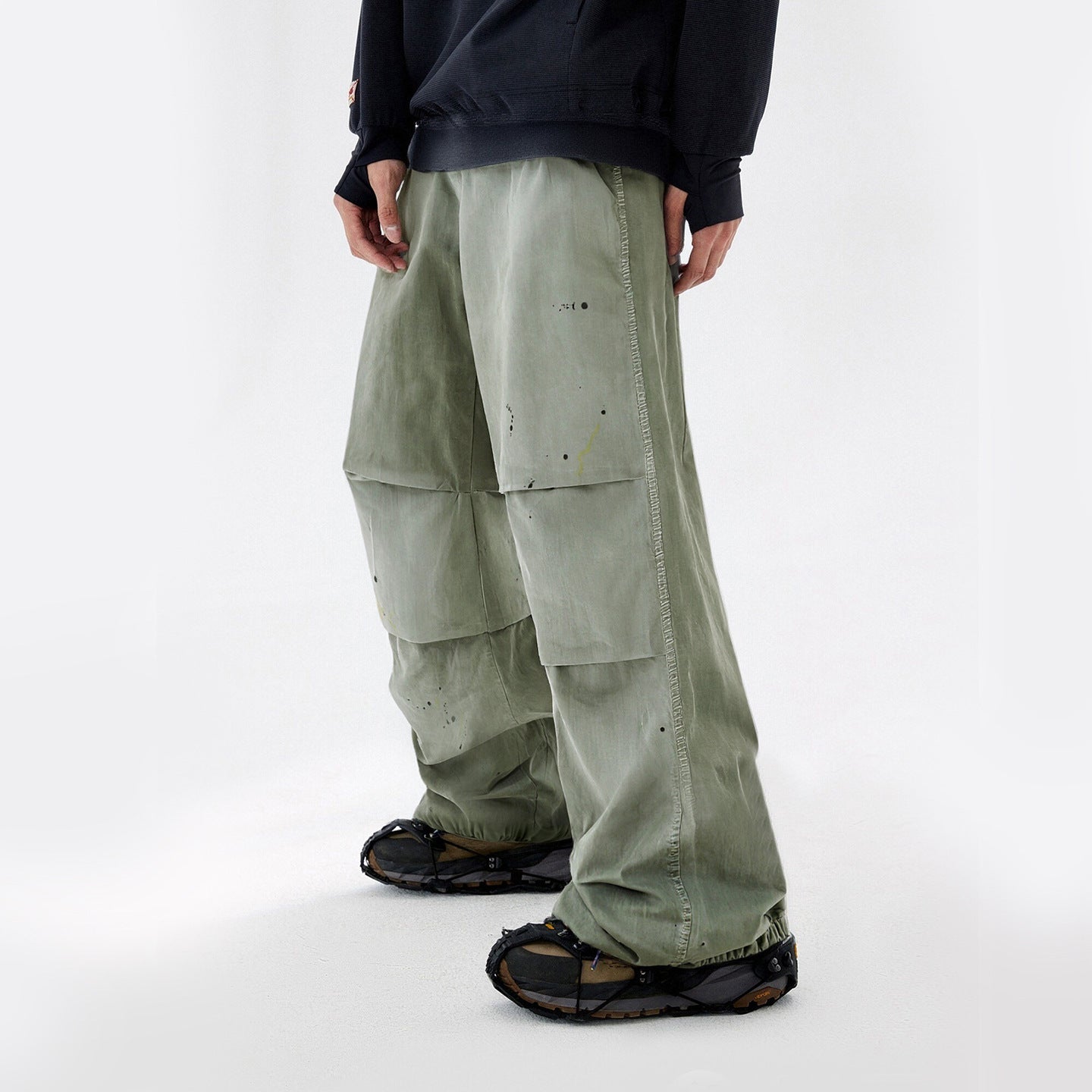 Inflation Splashing Loose Leggings Casual Pants