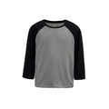 JCAESAR Contrast Shoulder Daily Versatile Seven-quarter Sleeve Tee