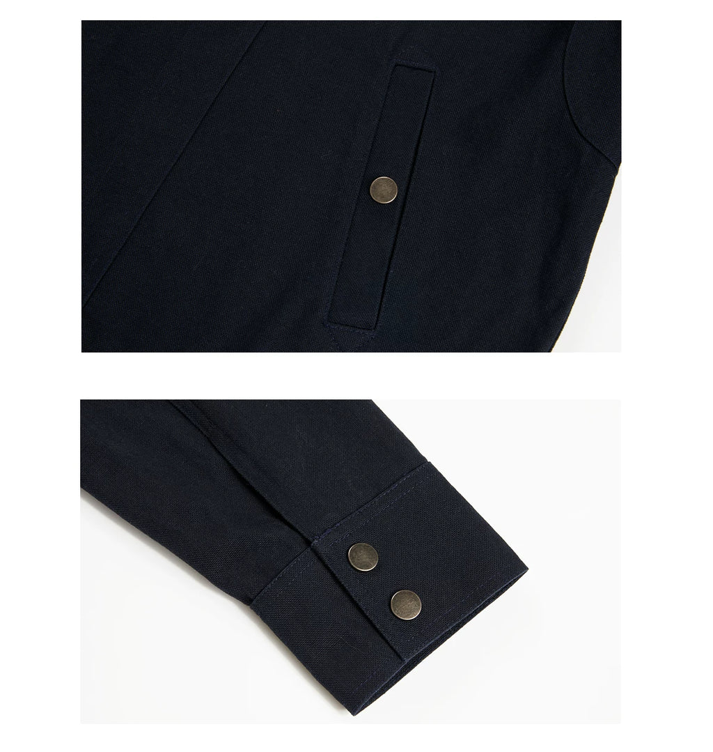 Sameuoo Micro Loose Short Hem Micro Jacket