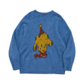 LIVINGTOWN Vintage Loose Casual Versatile Cartoon Puppy Sweater