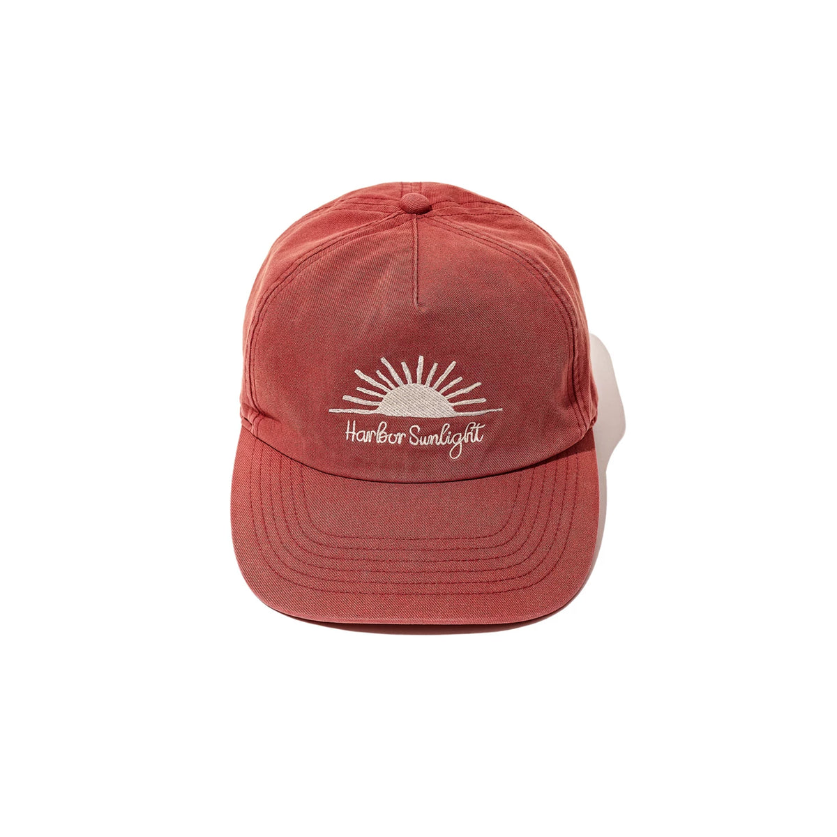 PARTIMENTO Vintage Washed Cotton -Panel Baseball Cap