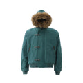 ZOZOFOREST Removable Fur Collar Plush Bead Canvas Seat Mountain Carving Jacket