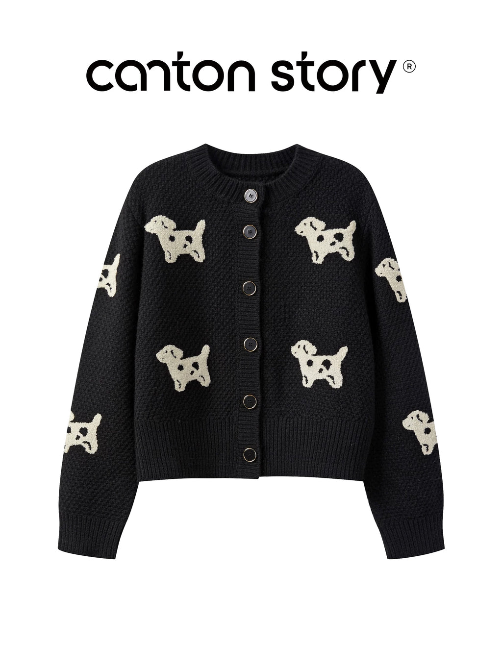 Cantonstory Fungus Edge Slim Bottom Long Sleeve