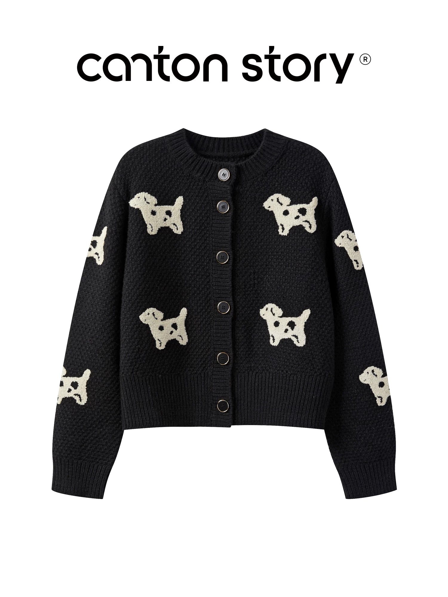 Cantonstory Fungus Edge Slim Bottom Long Sleeve
