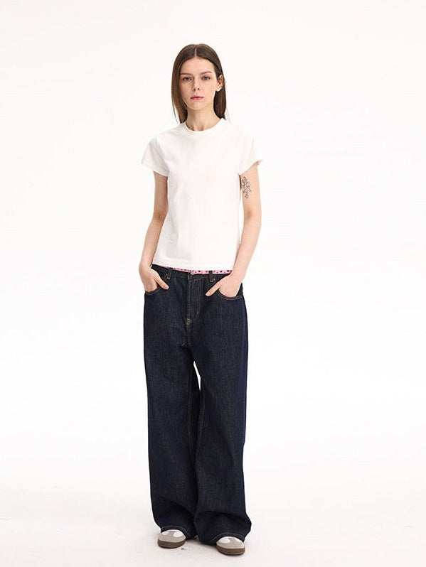 UNF Women 50 Supima + Sorona horse long-staple cotton commuter Boxy tee
