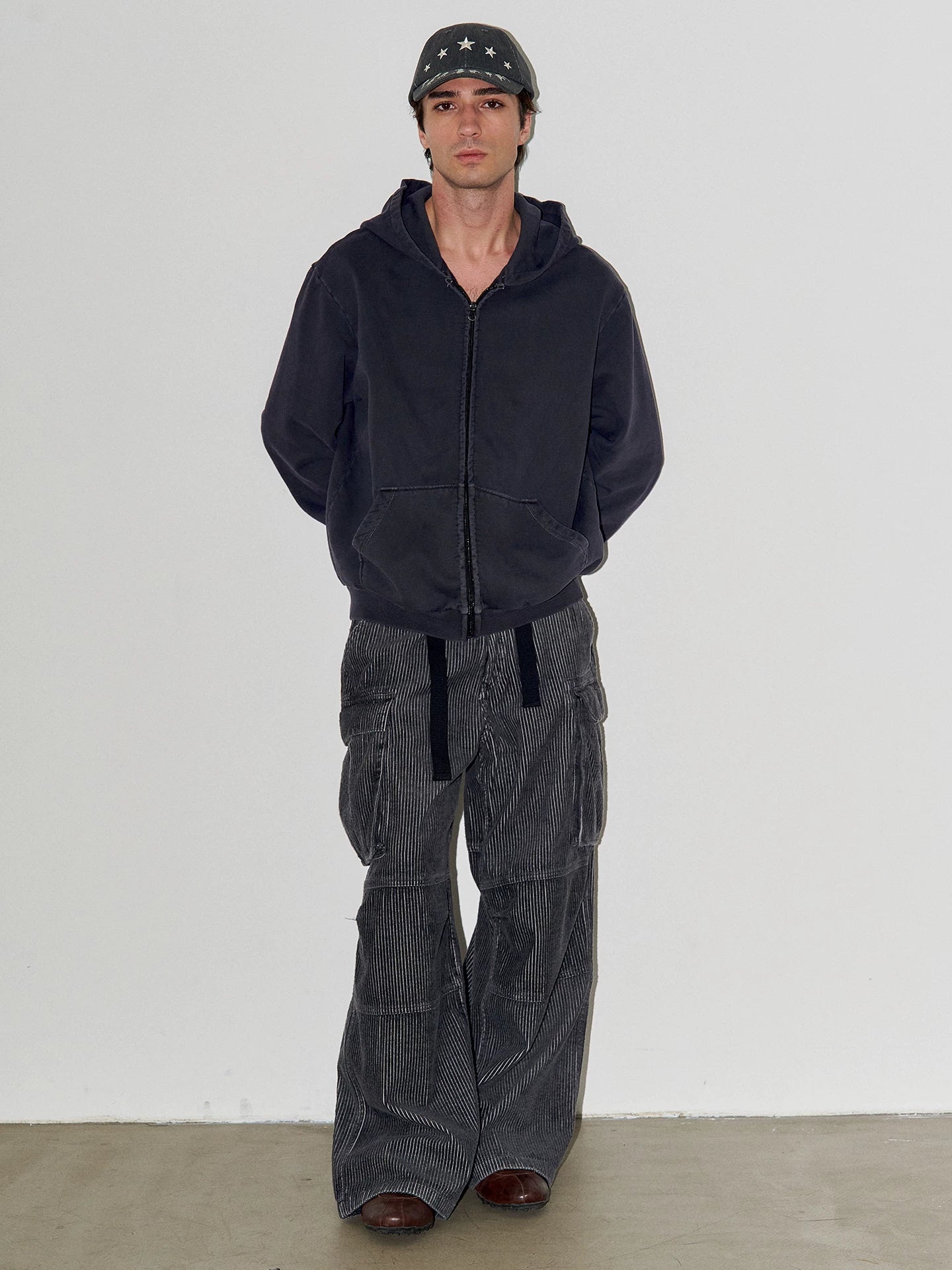 LIBERAFIT Ready-to-wear Dyed Hooded Zip Sweater