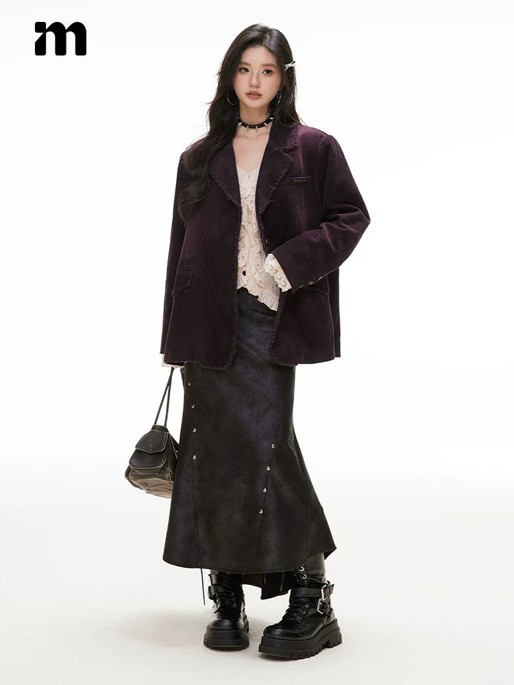 IMONE Vintage Loose Corduroy Blazer