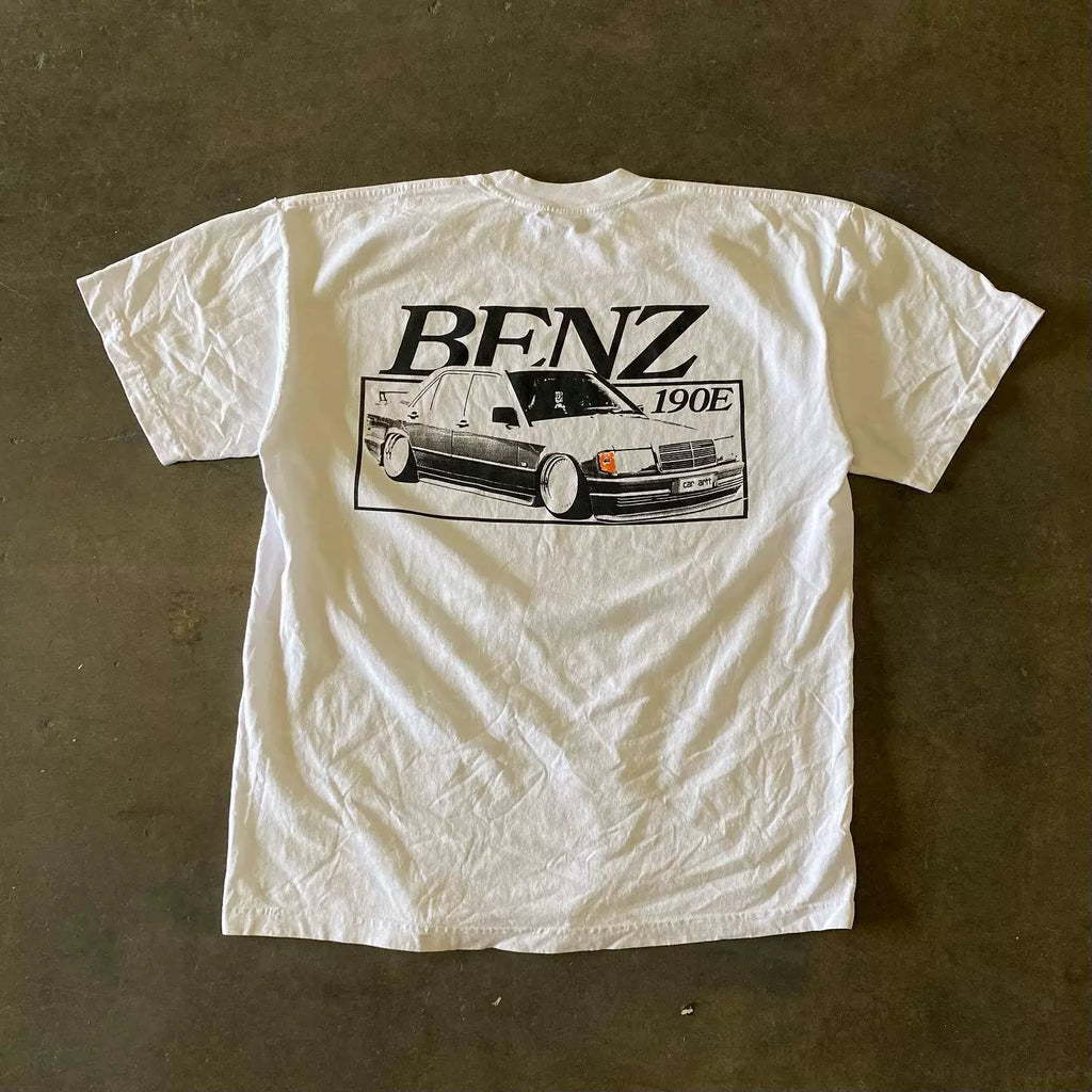 Wang Youbing Studio! BENZ 220g 100% Cotton Tee