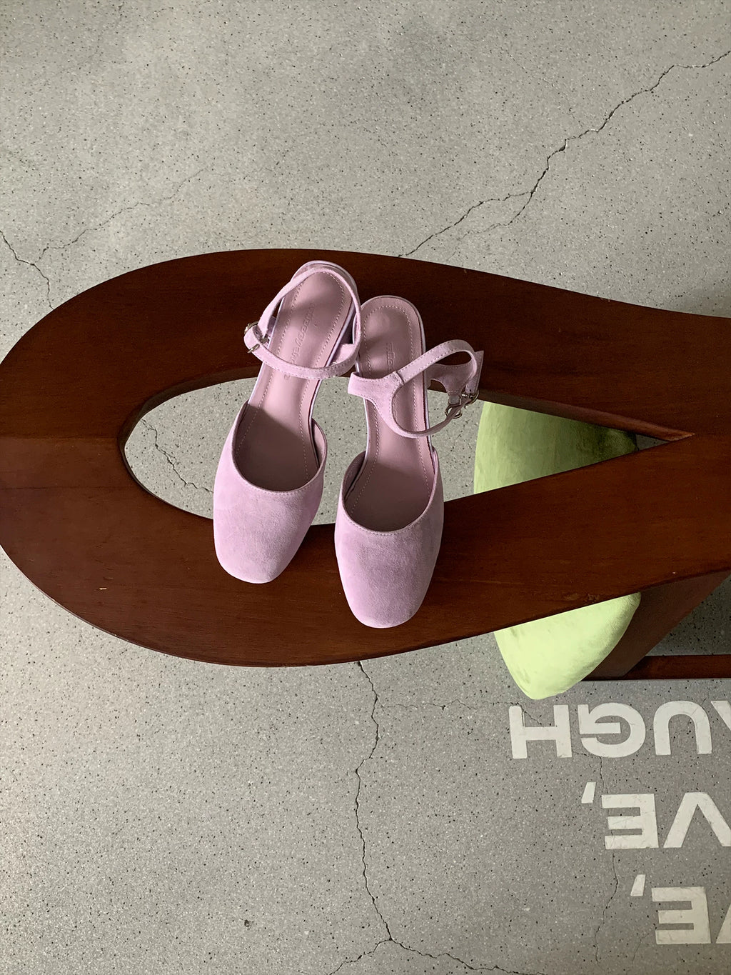 MILOOEY Leather Chunky Heel Mary Jane Sandal