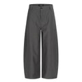 11KN Grey Pinstripe Wide-Leg Trousers