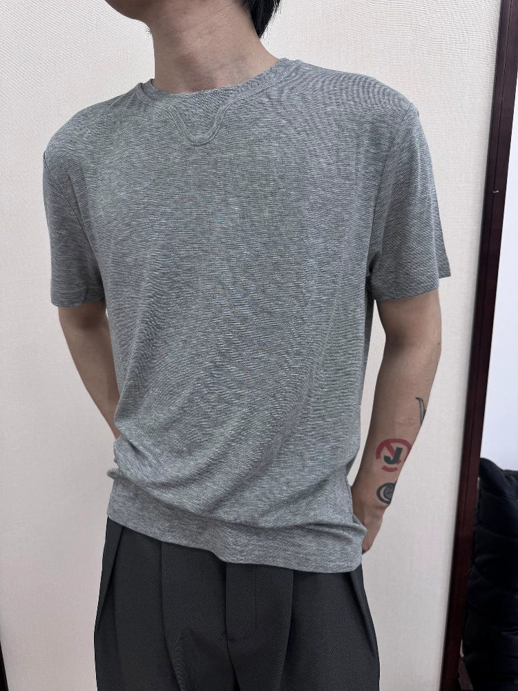 TERRAINCOGNITA U-neck Elastic Lightweight Breathable Tee