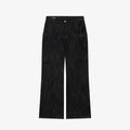 NO LOGO Iridescent Straight-Leg Raw Denim Jeans
