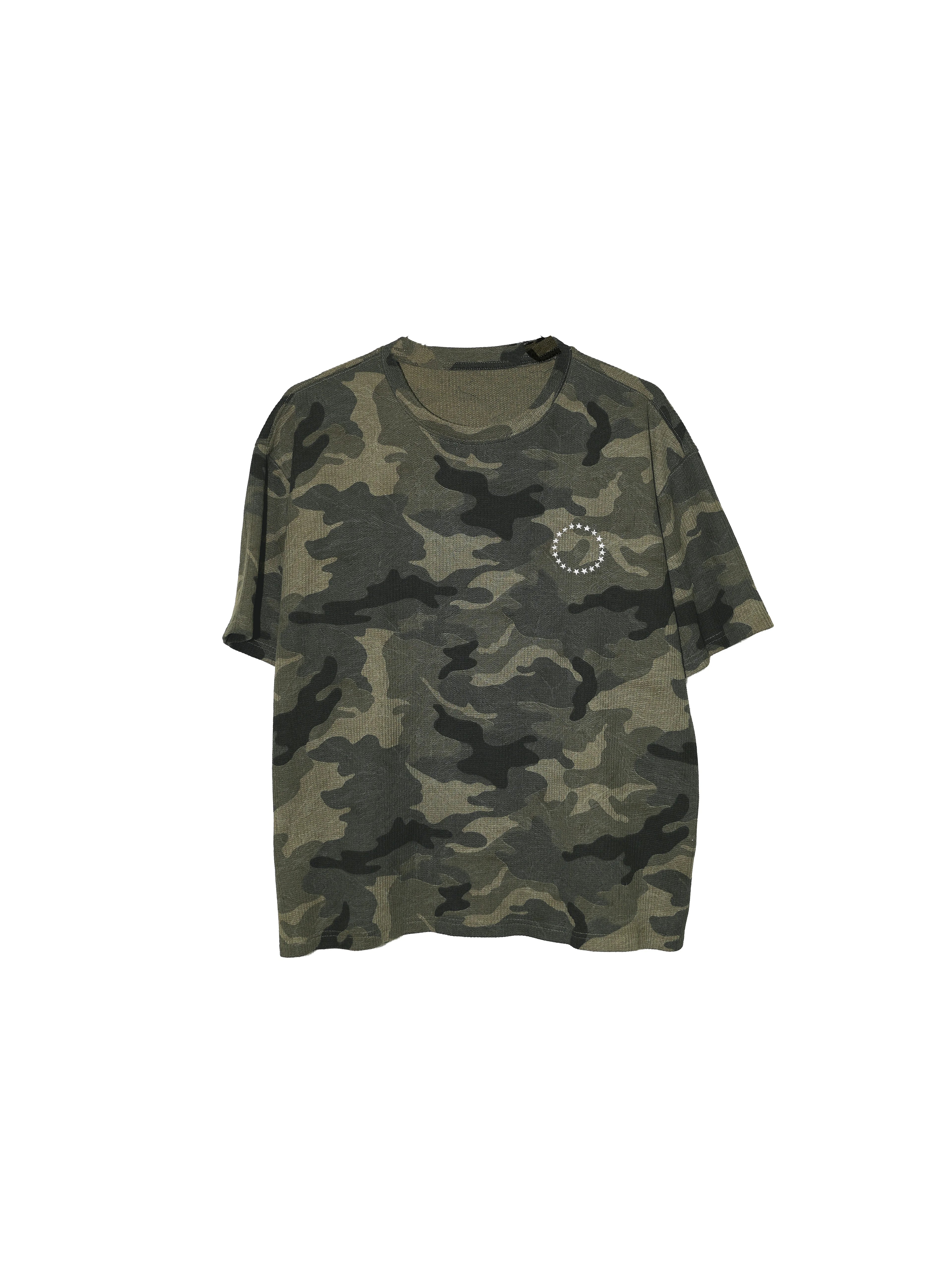 LIBERAFIT Camouflage Leopard Print Loose Tee