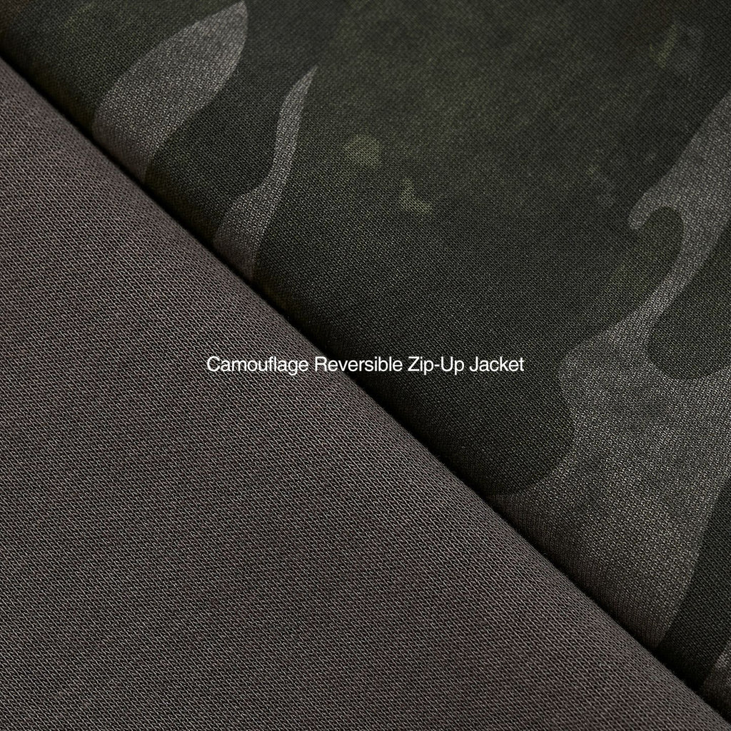 Inflation Camouflage Double Sided Zip Jacket
