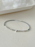 softt Sterling Silver Star Charm Braided Bracelet