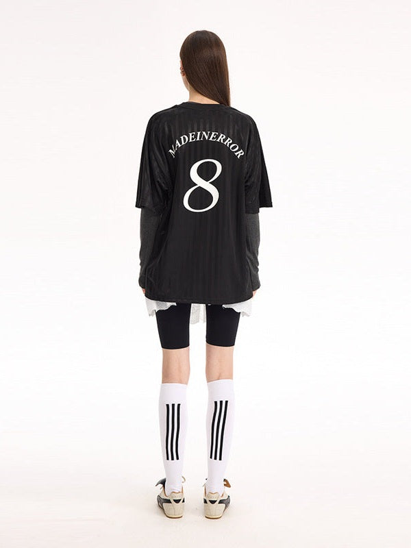 UNF striped retro jersey Tee