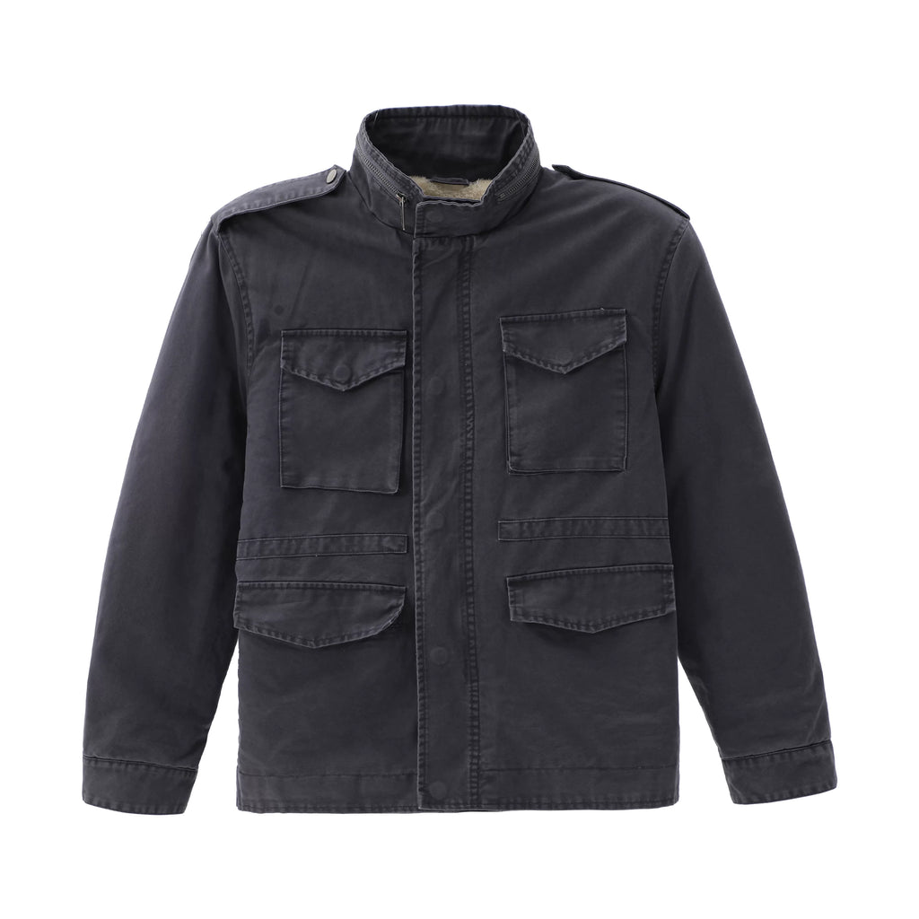ZOZOFOREST Velvet Heavy Industry Stand-up Collar Mountain Carving Jacket