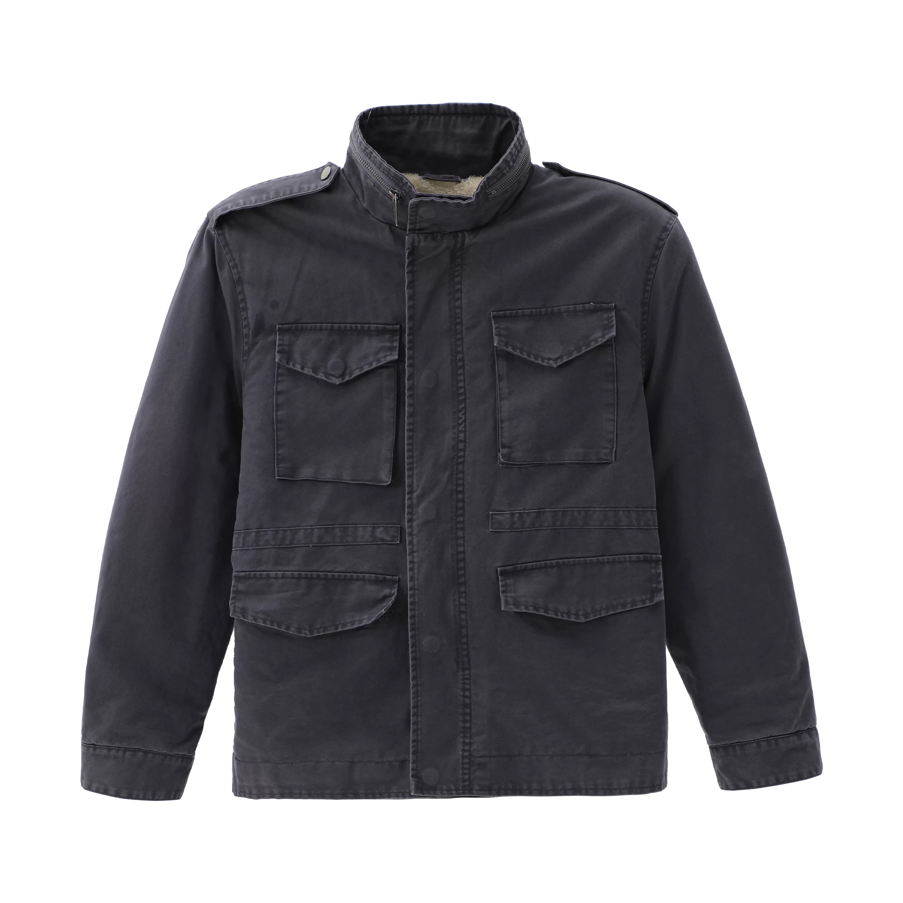 ZOZOFOREST Velvet Heavy Industry Stand-up Collar Mountain Carving Jacket