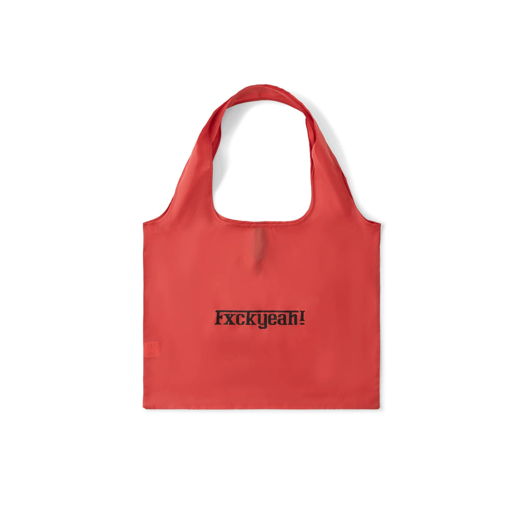 SUPERTOFU Purple Nylon Zip-Top Tote