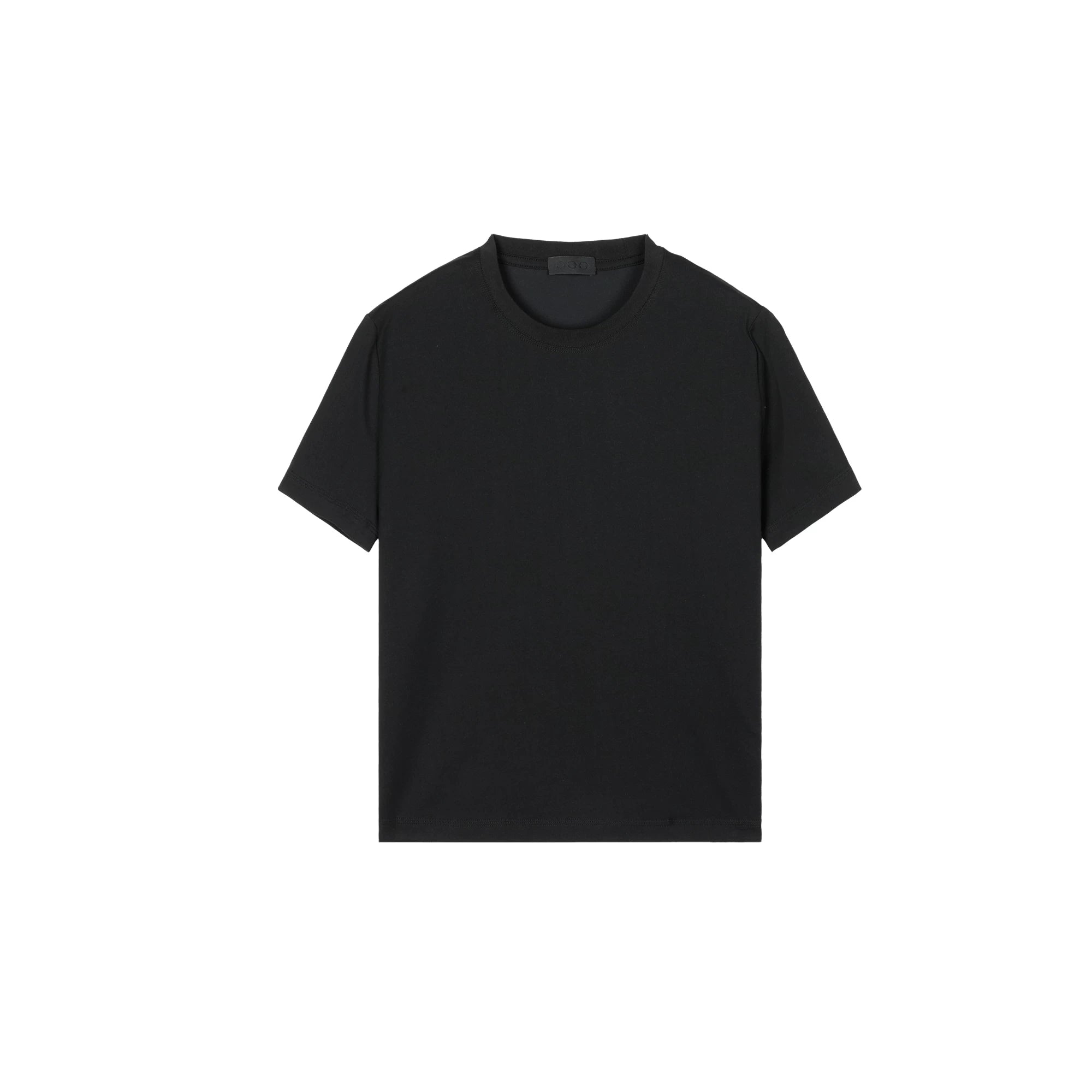 PLUS NO LOGO Retro Casual Simple Shoulder Tee