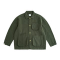 CENLES Cotton-Linen 3D Pocket Breathable Relaxed Workwear Jacket