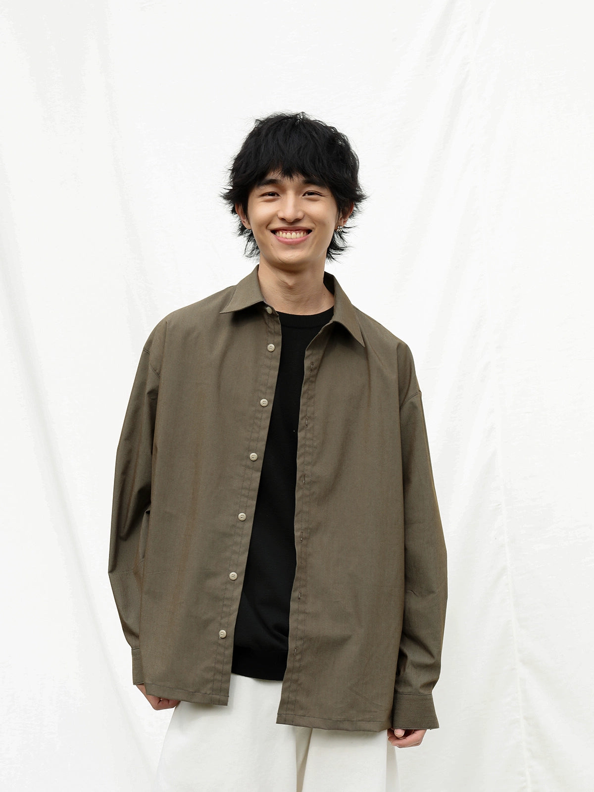 Mentmate Lazy Loose BF Versatile Shirt Jacket