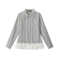 Nariele Plaid Slim-fit Long-sleeved Shirt