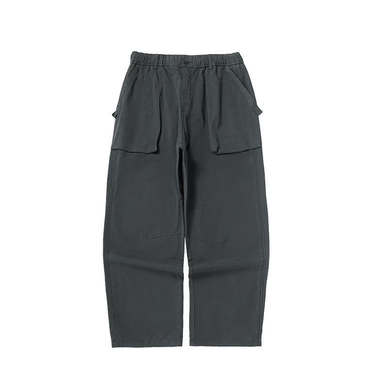 INF Azute Dyeing Thick Three-dimensional Pants