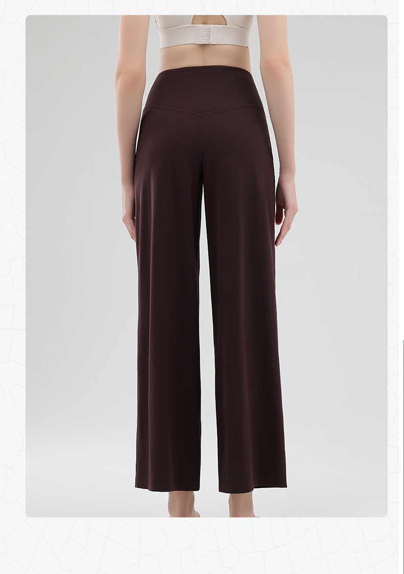 TIANQINGSE Naked Straight Wide-leg Sweatpants