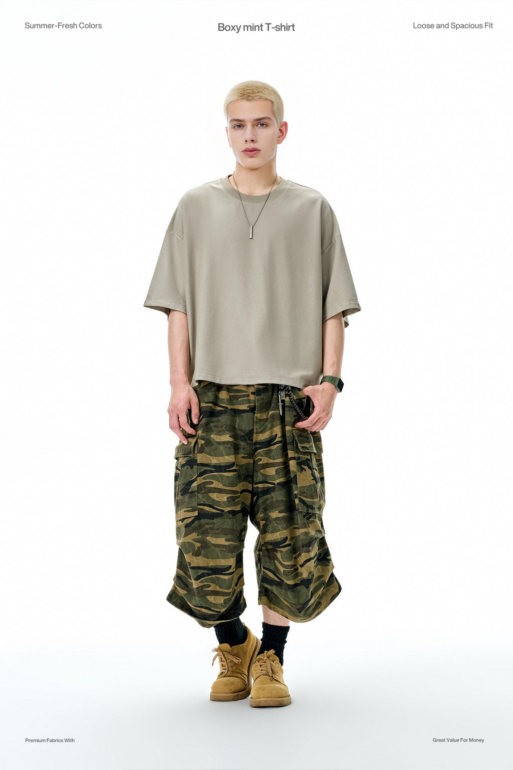 INF Boxy Mint Tee