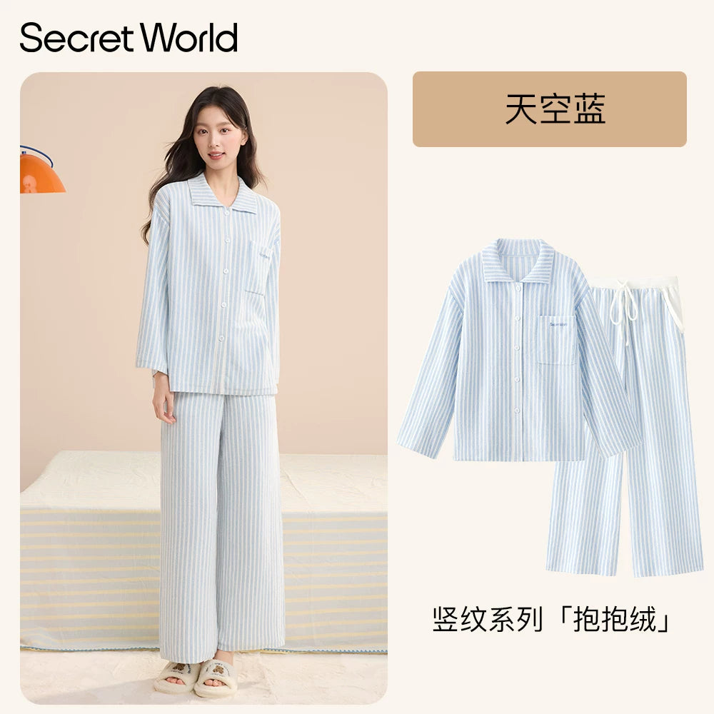 SecretWorld Fleece Thin Fleece Home Clothing