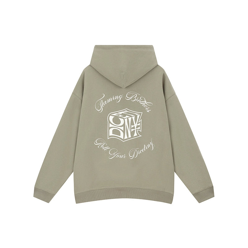 DICETINY "Dice of Destiny" Foam Alphabet Print Hooded Sweater