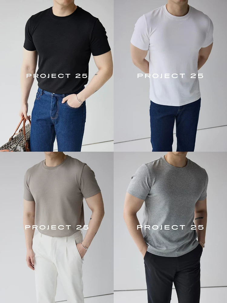 PROJECT 25 Cool-Touch Fitted Cropped Tee