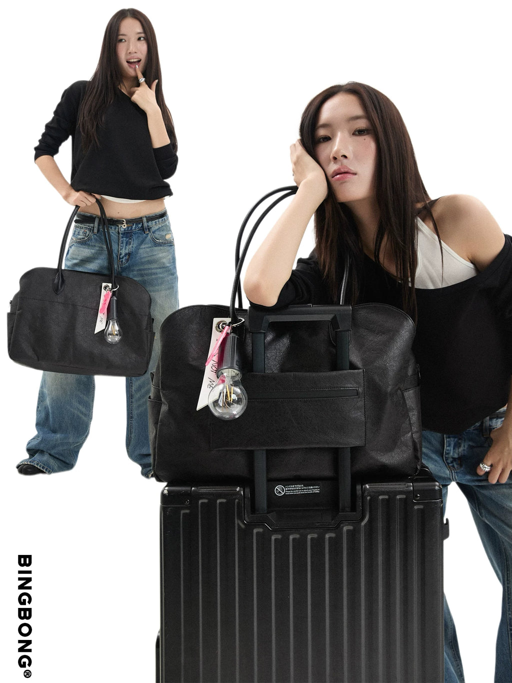 BINGBONG Large Capacity Creative Pendant Tote Bag