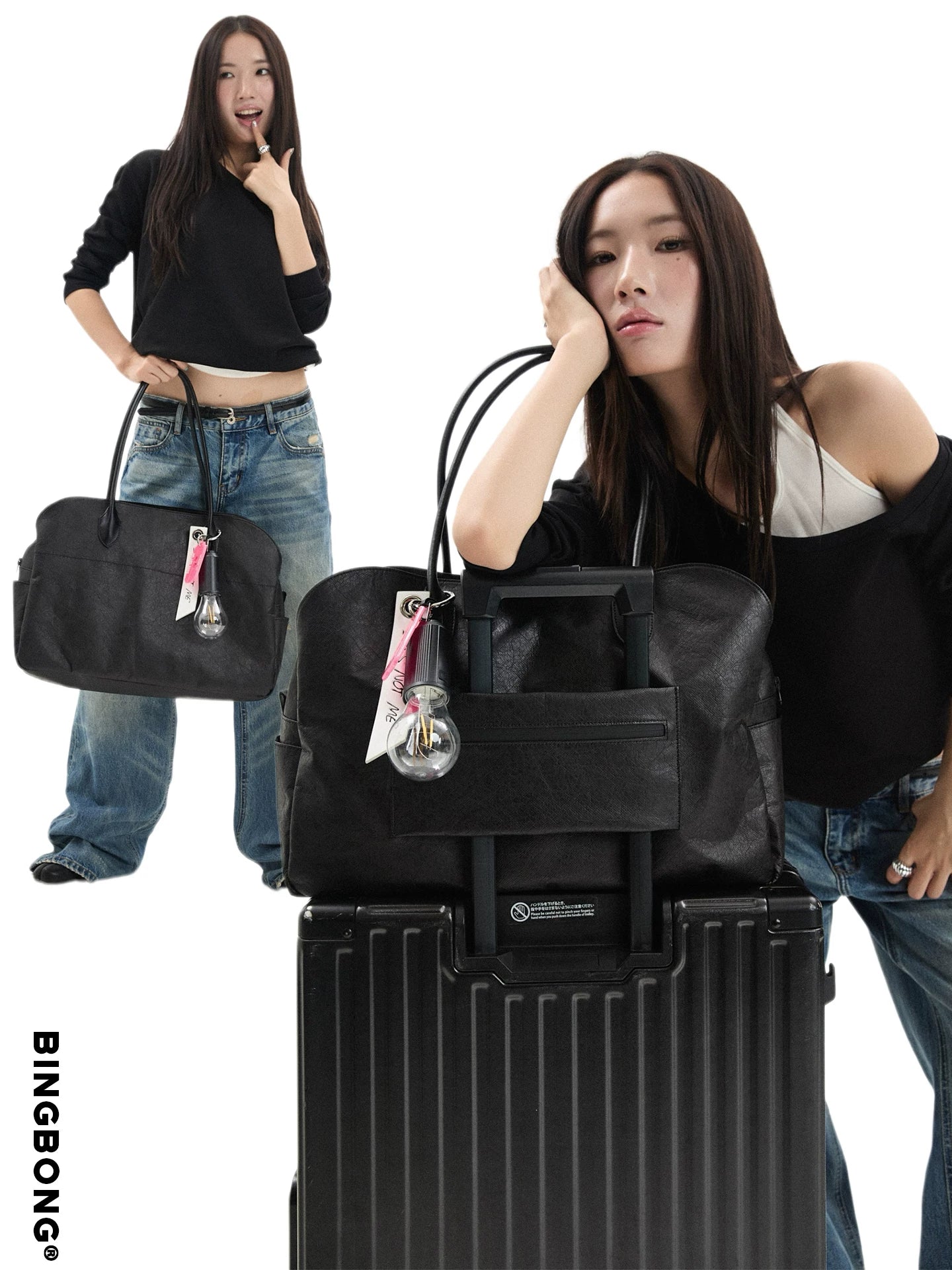 BINGBONG Large Capacity Creative Pendant Tote Bag