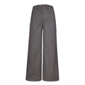 ETHEREAL PRODUCTION Corrugated Loose-cut Leg Canvas Casual Overalls