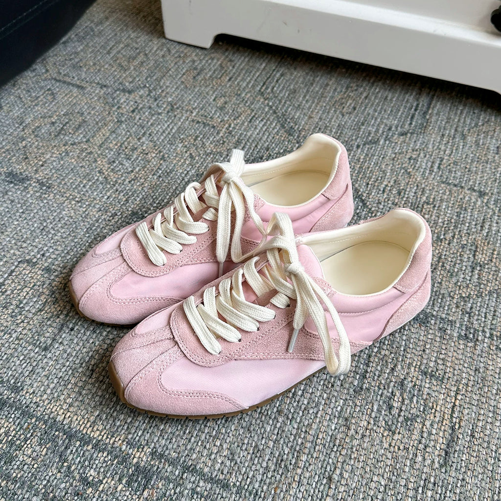 Lidaren Produced Suede Lace-Up Round-Toe Derby