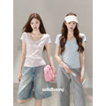 Wildberry V-Neck Slim Fit Tee