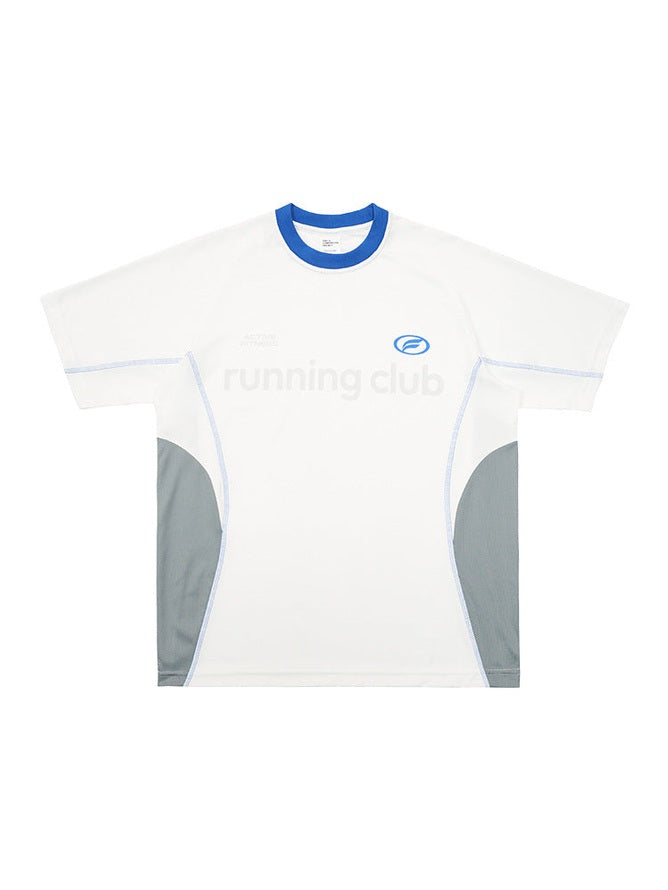 UNF Reflective Printing Splicing Contrasting Tee