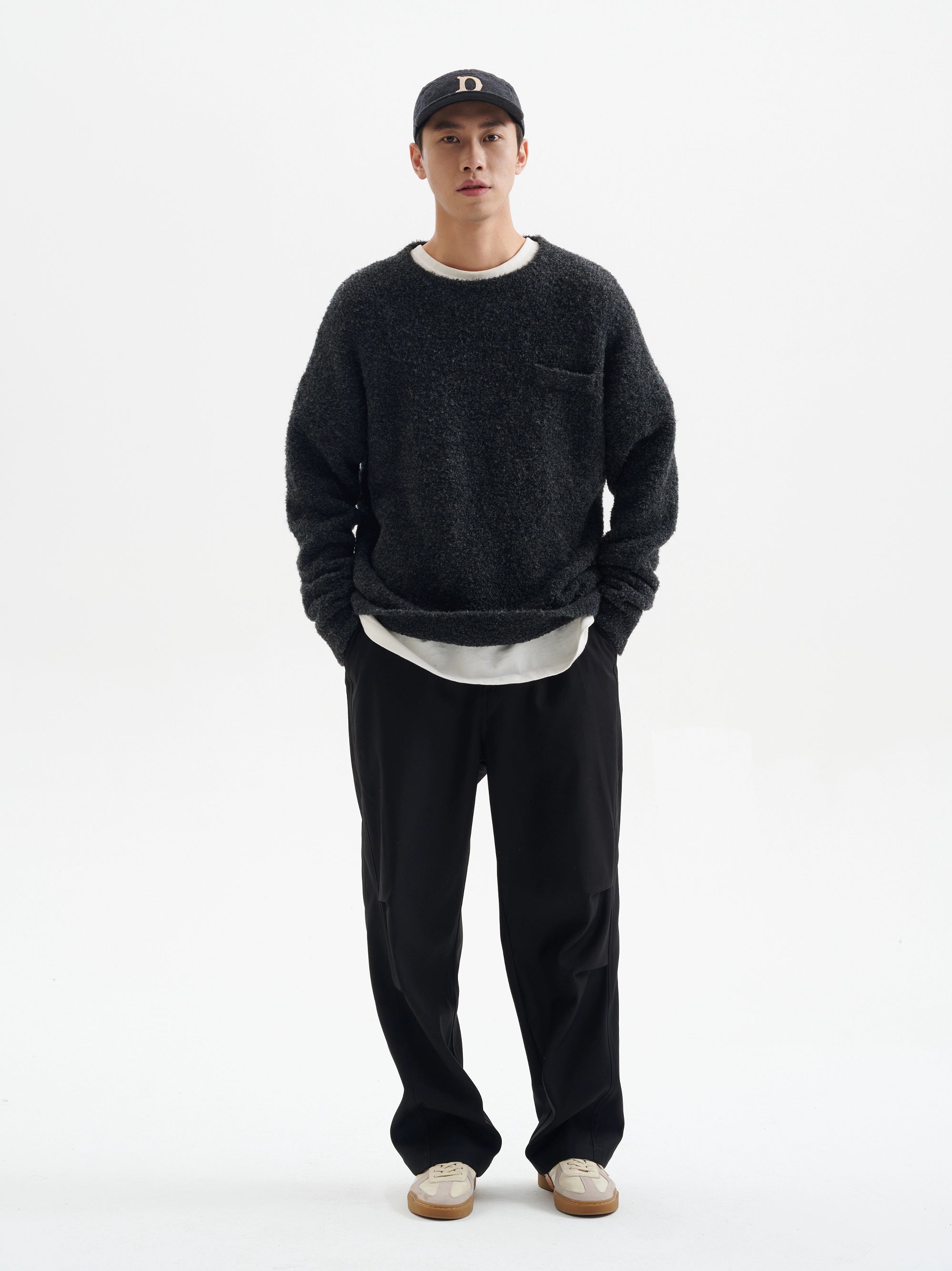 BUTTBILL 480G straight-leg loose Japanese paratrooper pants