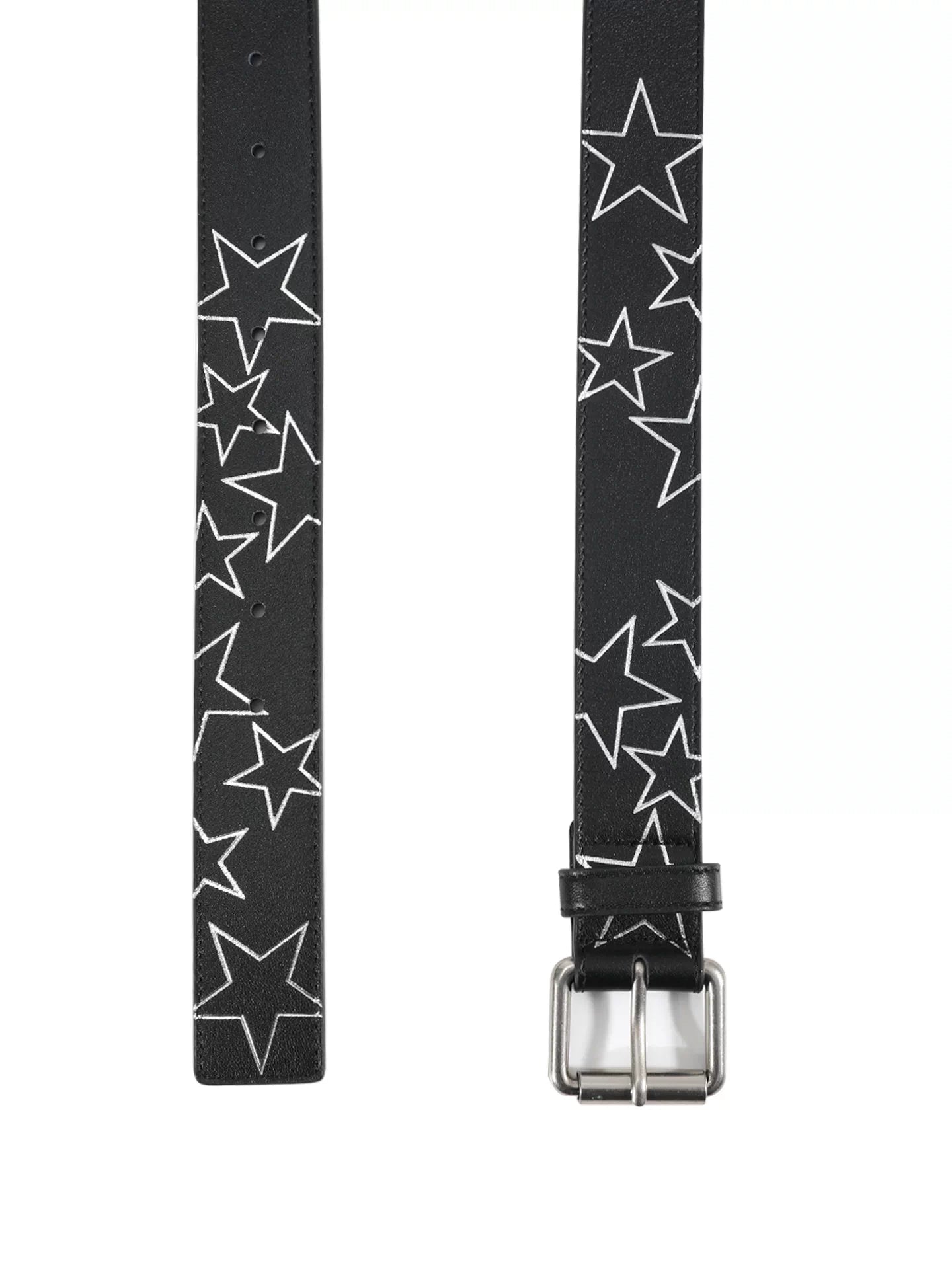 NoEmosen Pentagonal Decorative Rivet Double-sided First-layer Cowhide Belt