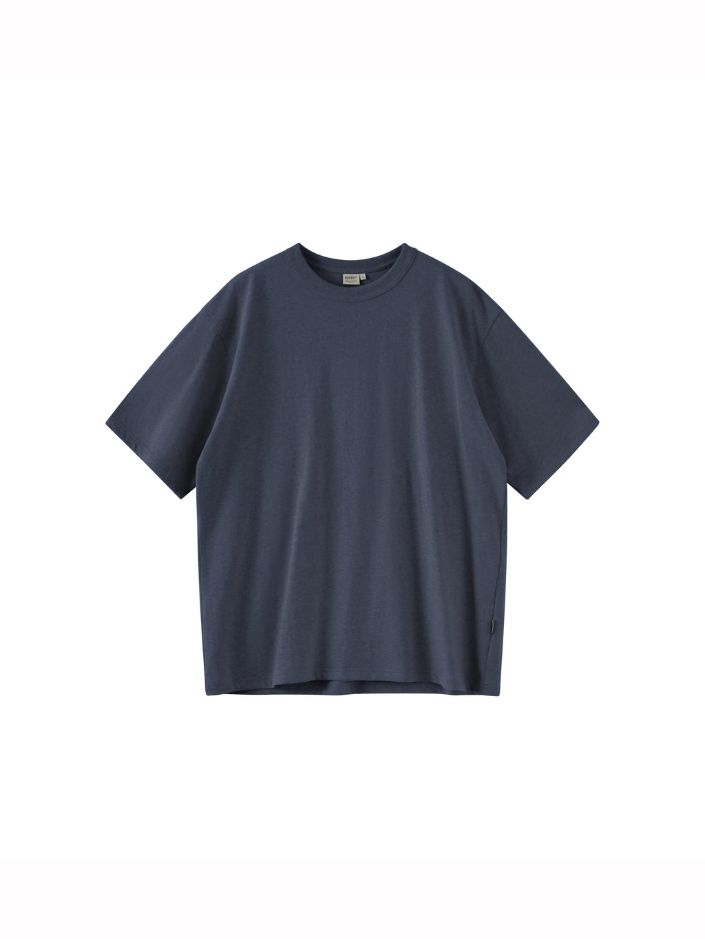 BUTTBILL Textured Cotton Loose Fit Drop-Shoulder Tee