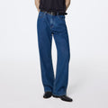 TERRAINCOGNITA Indigo Washed Straight-Leg Relaxed Jeans